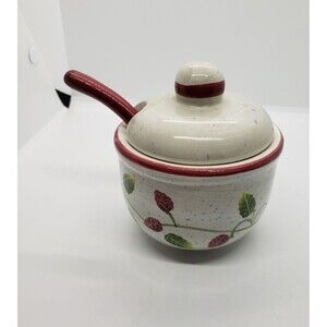 Jelly Jar Raspberries Villeroy & Boch Malaga Jam Jar~Vintage~